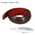 thumbnail image 2 of Unique Bargains Floor Transition Strip 3.3Ft 1 Meter Self Adhesive for Height 3mm Red Wood, 2 of 6