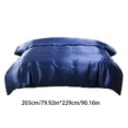 thumbnail image 3 of Luxurious Silk-Like Satin Duvet Cover with Hidden Zipper Closure for All Seasons, 3 of 6