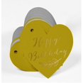 thumbnail image 3 of Inkdotpot 50 Pack Real Gold Foil Paper Tag Happy Birthday Favor Hang Tag, 3 of 6