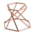 thumbnail image 2 of Chevalet Hexagonal Présentoir de Gemmes Décor Minéral Hexagone Rose Doré, 2 of 8