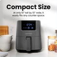 thumbnail image 3 of CHEFMAN 2 Qt Mini Air Fryer &acirc;?? Digital Space-Sa, 3 of 9