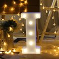 thumbnail image 1 of Birdeem Alphabet Led Letter Lights Light Up White Plastic Letters Standing Hanging A-M &, 1 of 1