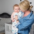 thumbnail image 2 of Lulujo - Modern Collection - Baby Muslin Bamboo Swaddle Blanket, Nursing/Stroller Cover, 2 of 7