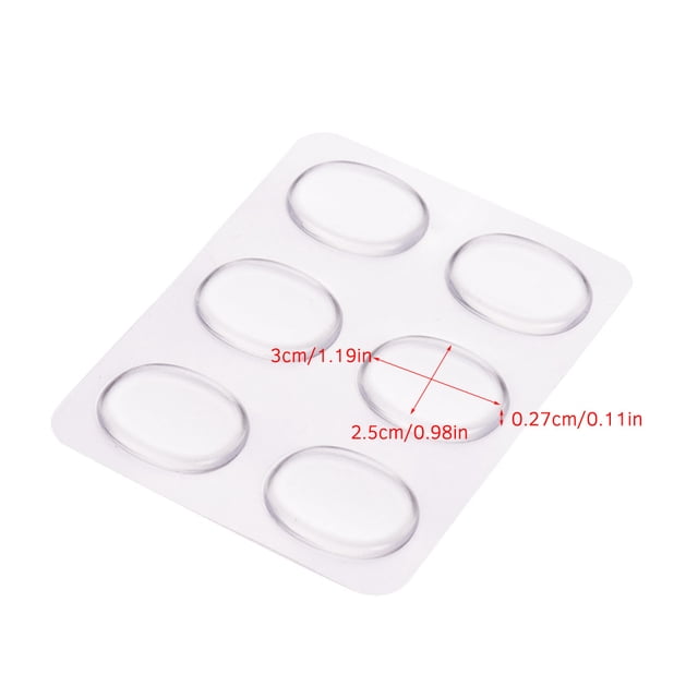 Pad 20 Pcs Ensemble de Tampons Silencieux pour Instruments de Percussion Accessoires Transparents