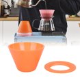 thumbnail image 4 of Pour Over Coffee Maker, Food Grade Flat Bottom Slow Filter Cone Single Cup Coffee Filter for Home Restaurant Camping, 4 of 7