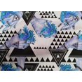 thumbnail image 4 of oneOone Cotton Poplin Medium Blue Fabric Triangle Sewing Craft Projects Fabric Prints By Yard 42 Inch Wide, 4 of 4