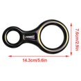 thumbnail image 3 of maskred Climbing Gear Descender Reliable Sturdy Safe Accessory Descending Tools Rock Climb Equipment for Outdoor Sport Protecting Black 1Set, 3 of 6