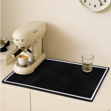 Hriiiiya Bar Mat 24"x12" Coffee Mat, Dish Drying Mat for Bars,Restaurants,Counter