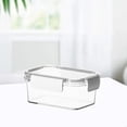thumbnail image 4 of yulier Contenant de Rangement Alimentaire en Plastique avec Couvercles à Pression, Contenant Rectangulaire Transparent pour Préparation de Repas, Boîte de Conservation des Aliments Hermétique et Étanche pour Congélateur pour Fruits Légumes Beurre Fromage, 4 of 6