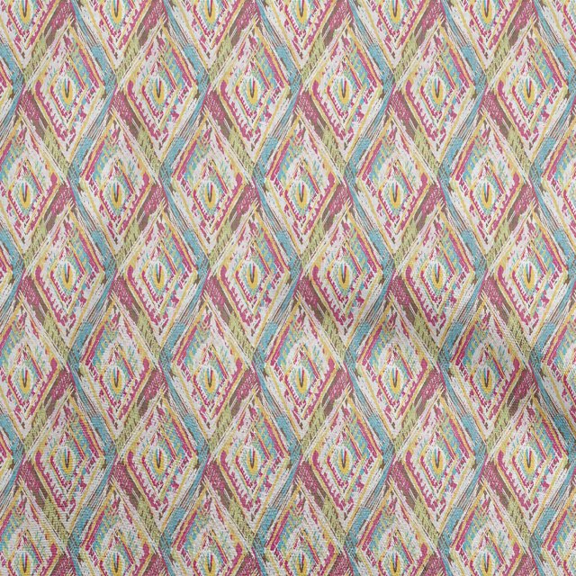 oneOone Cotton Flex Pink Fabric Abstract Sewing Material Print Fabric By The Yard 40 Inch Wide