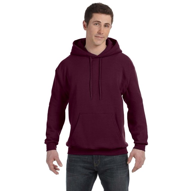 The Hanes 78 oz EcoSmart 50/50 Pull à Capuche - Marron - TG