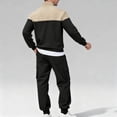 thumbnail image 4 of Mens Long Sleeve, Casual Tracksuit with Hood and Elastic Waist, 4 of 8