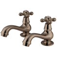 thumbnail image 2 of Kingston Brass Heritage Twin Handle Basin Faucet Set, 2 of 4