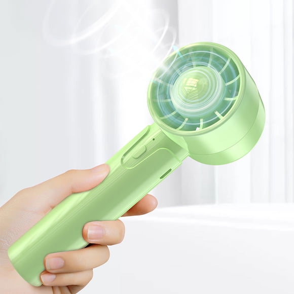 Handheld Fan Mini USB Rechargeable Small Turbo Fan Quiet Desktop Cooling Fan with Strong Wind,Lightweight Travel Fan for Home Office Outdoor Summer Use,Double Wind ,Low Noise