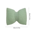 thumbnail image 3 of Dvkptbk Cotton Bow Pillows and Linen Pillow Solid Color Sofa Pillow Cushion Two Purpose Bow Pillow Lumbar Pillow 16X12 Inches Motheres Day Gift Pillow Bedding, 3 of 6