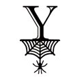 thumbnail image 4 of Spider Halloween Decoration Hang Tag Set with 26 Iron Letters 5.3 cm x 9 cm, Black Rope Included, 4 of 4