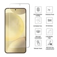 thumbnail image 2 of ZYQEEE [3 Pack] Clear Tempered Glass Screen Protector Compatible for Samsung Galaxy S22 Plus 6.6-inch, Scratch Resistant, Easy Install, Bubble-Free, 2 of 8