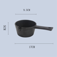 thumbnail image 2 of Cast Iron Dip Pan Mini Round Dip Pan for Outdoor BBQ Picnic 9.5cm, 2 of 5