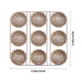 thumbnail image 2 of 9 Even Cake Mold Banana Shape Lovely Pattern Carbon Steel Non-Stick Cake Mold(Golden), 2 of 9
