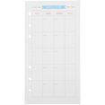 thumbnail image 1 of EeaseCA 40 Sheets A6 Size 6-Hole Paper Refills For Notebook Planner Journal Dairy, 1 of 6