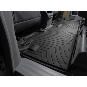 Fits 2011-2020 Toyota Sienna Weathertech Floor Liner 443002 FloorLiner; Molded Fit; Black; Thermoplastic Polyolefin TPO Vacuum Formed Material; 1 Piece