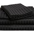thumbnail image 1 of 900 Thread Count 3 Piece ( 1-Fitted Sheet + 2 - Pillow Cases ) Fitted Sheet 24 Inch Deep Pocket 100% Egyptian Cotton Stripe Pattern, 1 of 1