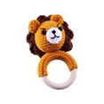 thumbnail image 1 of Cartoon Knitting, Hand Crochet Weaving, Ringing Bell, Wooden Ring, the Bell Inside Can Make A Sound D, 1 of 4