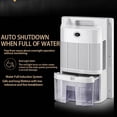 thumbnail image 4 of 2.2L Capacity Dehumidifier Quiet Operation Drain Hose for Wide Application with 30㎡ Coverage, 4 of 7