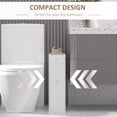 thumbnail image 4 of HOMCOM Bathroom Storage Cabinet, Narrow Toilet Paper Cabinet with Drawers, 4 of 10
