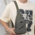 thumbnail image 4 of Bdday Sac Fourre-Tout pour Femmes Sac à Bandoulière Sac à Dos Crossbody avec Trou Usb avec Trou pour Écouteurs Sangle Sac à Dos Sac à Dos de Randonnée Sac Poitrine Crossbody Polyvalent Trousse Cosmétique, 4 of 8