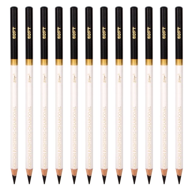 Shisuyan 12Pcs Drawing Graphite Pencils Portable Pencils Smooth Painting Pencils Sketching Pencils