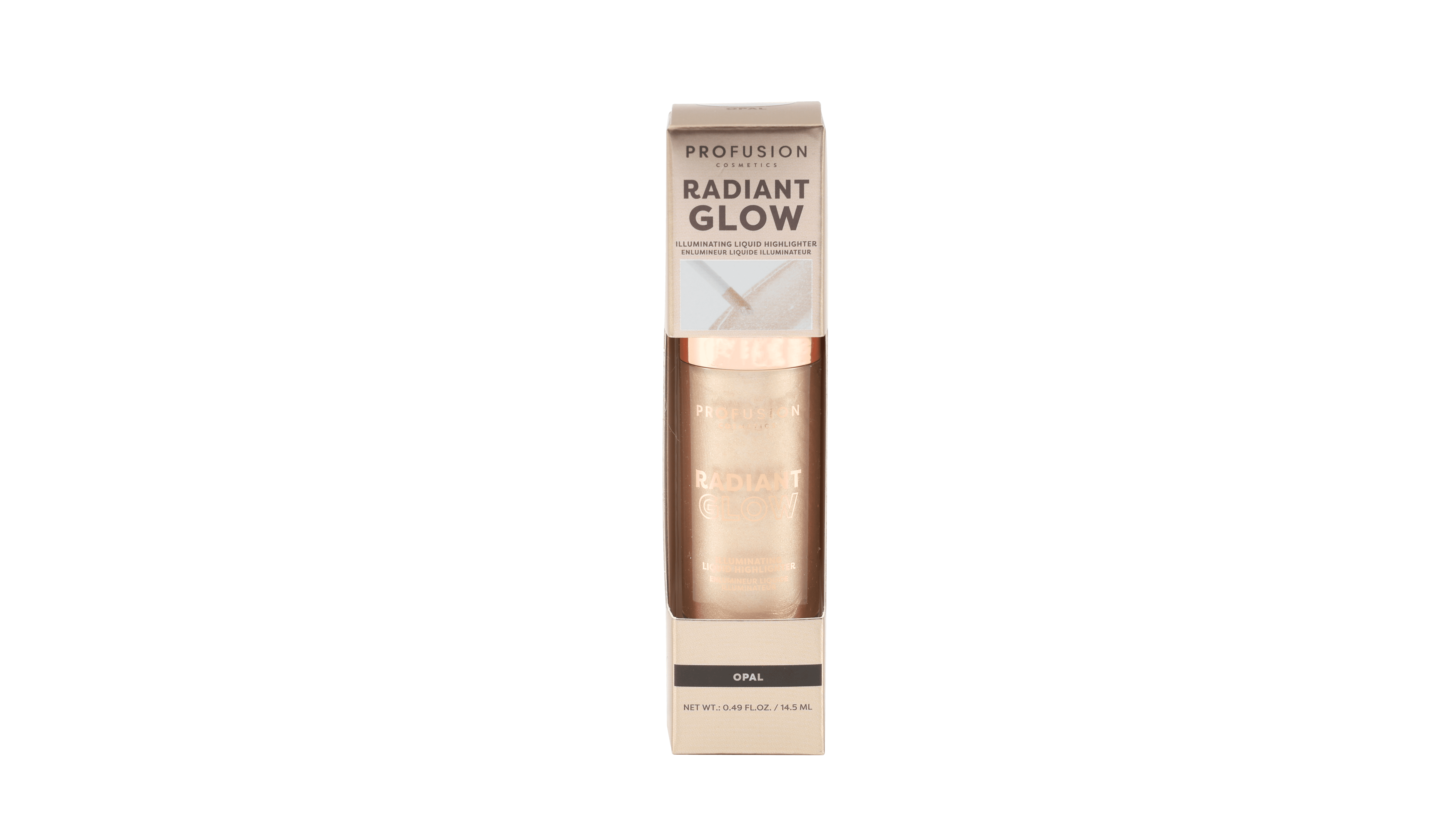 Profusion Cosmétiques | Éclaireur Liquide Lumineux Radiant, pour la peau moyenne à foncée, Opal, 1 pièce, 0.49 fl. oz.