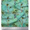 thumbnail image 1 of Soimoi Cotton Duck Fabric Check,Text & Coconut Tree Fabric Prints by Yard 42 Inch Wide, 1 of 2