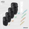 thumbnail image 4 of Pyle Portable 10 Inch Bluetooth 2 Way Full Range PA Cabinet Loud Speaker System, 4 of 6
