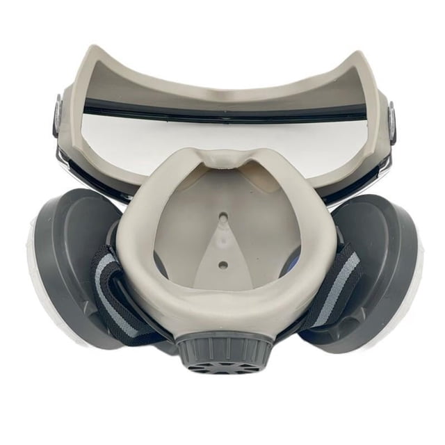 Full Face Painting Spraying Decoration Mask with Wide Field of View - Woodworking Gas Mask for Protection