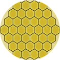 thumbnail image 1 of Ahgly Company Tapis d'Intérieur Lavable en Machine Carré Caramel Brun, 3 Pieds Carré, 1 of 7