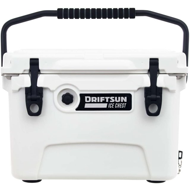 Driftsun Refroidisseur de Poitrine Ice 20 Quart Isotherme Portable Robuste Blanc
