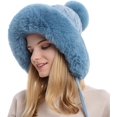 thumbnail image 1 of ORUYROP Bonnet d'Hiver Épais pour Femmes avec Cache-Oreilles de Ski à Double Couche, 1 of 7