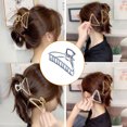 thumbnail image 2 of maskred Pinces à Griffes Mode Grand Style Simple Pratique Style Simple Accessoires Exquis Barrettes pour Femmes Blanc/arc 1Ensemble, 2 of 6