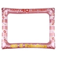 thumbnail image 1 of 1 Pce Cadre Photo Gonflable d'Anniversaire Accessoires Photo en PVC pour Fête pour Âge 40, 1 of 7