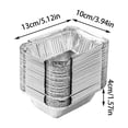 thumbnail image 2 of ABPWLY 50 Pack Disposable Aluminum Baking Pans Rectangular Foil Trays for Cooking Baking and Food Storage Oven Safe 9x13 Inch, 2 of 5
