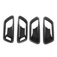 thumbnail image 3 of 4PCS Door Inner Handle Trim Panel Carbon Fiber Style Left Drive Side Replacement for Ford Maverick Pickup 2022+, 3 of 12