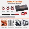 thumbnail image 2 of VEVOR Ratchet Pipe Threader Kit, 1/2" NPT, 3/4" NPT, 1" NPT Manual Ratcheting Pipe Threader, Portable Pipe Threading Tool Set with 3PCS NPT Dies, 2 of 9