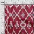 thumbnail image 1 of oneOone Silk Tabby Fabric Geometric Ikat Print Fabric By Yard 42 Inch Wide, 1 of 1