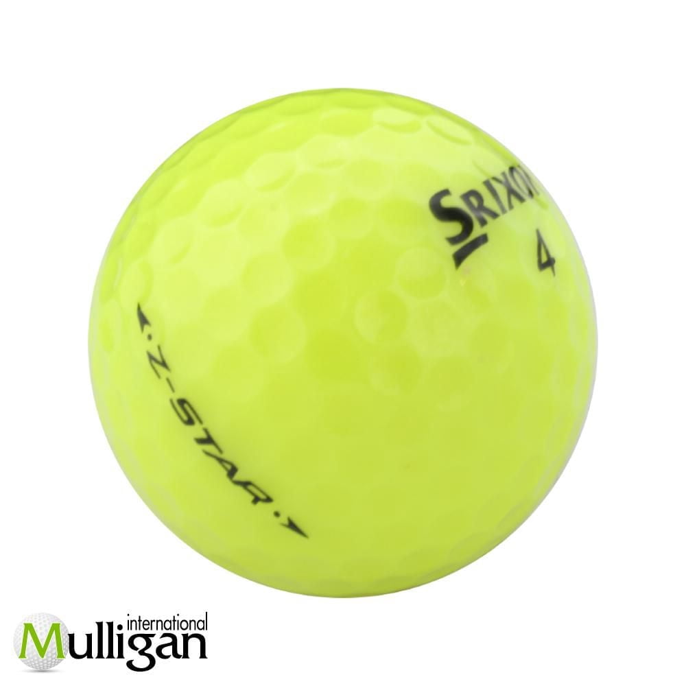 Mulligan - 48 balles de golf récupérées Srixon Z-Star 4A , Jaune