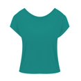 thumbnail image 4 of Charmgo Hauts pour Femmes Hauts d'Été pour Femmes Chemises à Manches Courtes Col Rond Tunique Mignonne et Tendance Blouses Sorties Hauts Grande Taille pour Femmes Vert Menthe m, 4 of 4
