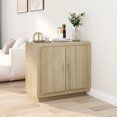 thumbnail image 1 of vidaXL Sideboard Sonoma Oak 80x40x75 cm Engineered Wood, 1 of 5