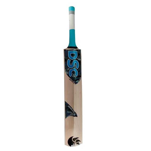 DSC Master 2000 Kashmir Willow Tennis Cricket Bat - Size Short Handle | Color - Blue