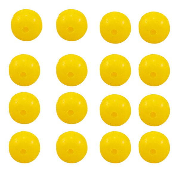 Langgg 100 Pcs Appâts de Pêche Saveur Maïs Doux Balles de Flottabilité - Jaune m