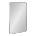 thumbnail image 1 of Kate and Laurel Zayda Radius Rectangle Framed Wall Mirror, Silver 20x30, 1 of 9